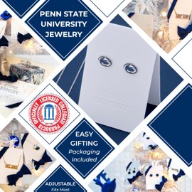 Stone Armory - arete universitarios para mujer, hipoalergénicos, acero inoxidable quirúrgico o acero inoxidable quirúrgico chapado en oro de 18 quilates, listos para regalar en caja de regalo (varios equipos disponibles), Acero inoxidable, No es una pied