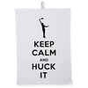 Hippowarehouse Keep calm and huck it Tea Towel Eco Printed
