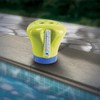 Pool Dosing Float with Thermometer Light Green Large Chlorine Dispenser