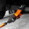 VULCAN Car Tie Down Axle Strap with Wear Pad -