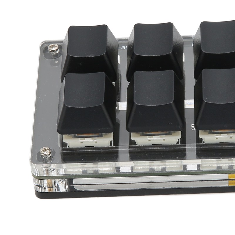 Mechanical Gaming Keypad 6 Keys 1 Knob Small USB Wireless