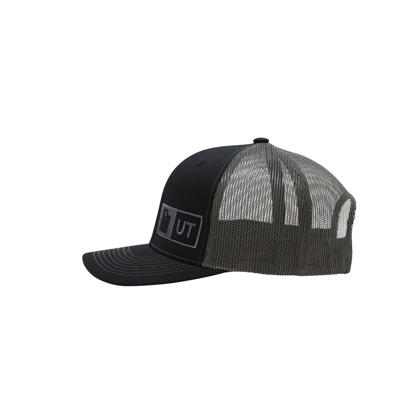 Utah Trucker Hat (Black/Graphite)