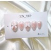 Dear Darling Ribbon Handmade Nail Tips - Square / 디어