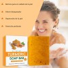 Jabón Cúrcuma Para Baño Facial Corporal Jabón Turmeric 100g