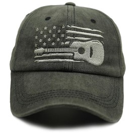 Guitar Gifts for Men and Women, Music Hat Guitar Gear Adjustable Embroidered Vintage Cotton Baseball Caps Black, Black, One Size
