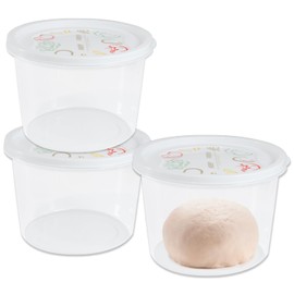 Stackable Pizza Dough Proofing Boxes Dough Proofing Container with Lid 1100ml portion (3)