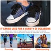 DELELE Flat Fat Shoe Laces: 5/8 Inches Wide Black Athletic