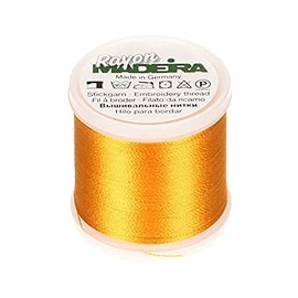 Tacony Corporation Org Yellow-Madeira Rayon Thread, Acrylic, Multicolour, 2.79x2.79x3.3 cm