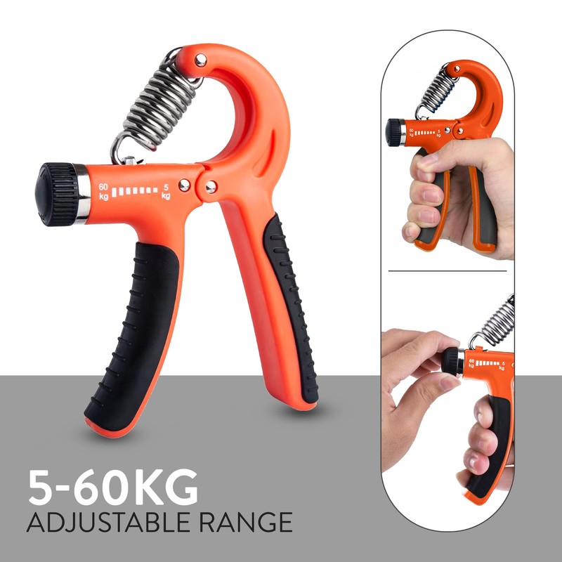 Fk Sports Forearm & Hand Grip Strengthener With Adjustable Resistance
