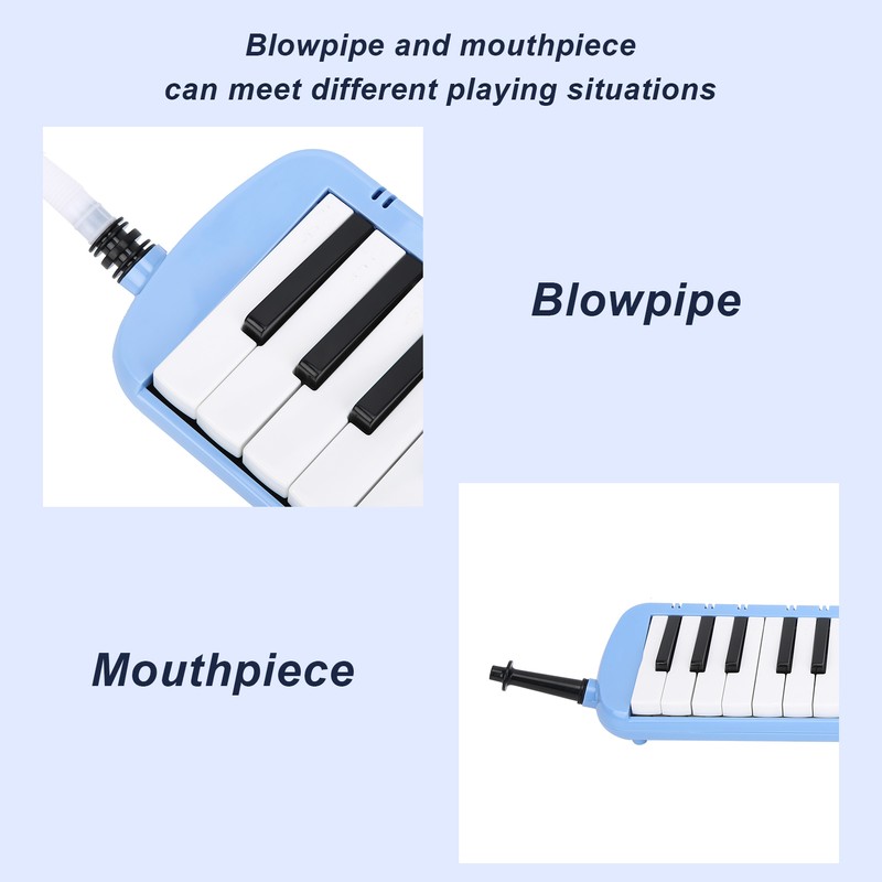 Melodica 37 Keys Keyboard Wind Musical Instrument for Beginner Professional