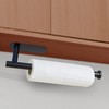 DEKAVA Paper Towel Holder Under Cabinet Wall Mount for Kitchen