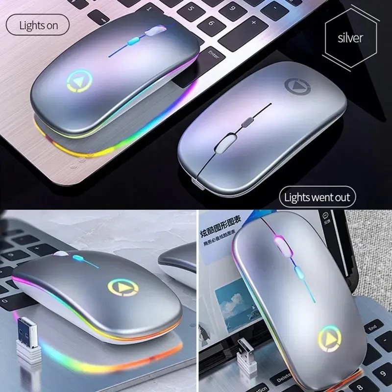 Mouse gamer de juego inalámbrico Yindiao Inalámbrico con USB A2