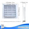 Gable Vent with Screen - 10" X 10" Aluminum Attic
