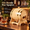 1L Wooden Wine Barrel for Home Bars – Vintage Spigot