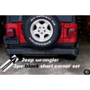 Fits Jeep Tj Wrangler 3 1/2 Black Diamond Plate Short