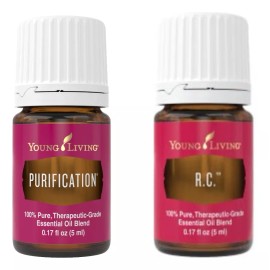 Young Living Set De Aceite Esencial Purificación + R. C Young Living