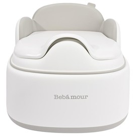 Bebamour Potty Training Toilet 3 in 1 Multi-Functional Detachable Baby Potty with 100 Pack Trash Bags for Toddler Kids Chair jool products - Color: Khaki
