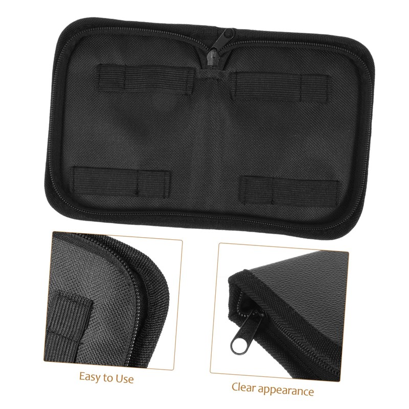Operitacx Portable Small Tool Pouch Organizer with Smooth Zipper Durable