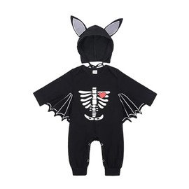 HarnyLoom Halloween Costume, Children's Bat, Pumpkin, Devil, Devil, Costume, Cute, Boys, Girls, Cosplay, Kids' Costume, Halloween, Parties, Christmas, Events, Banquets, New Year's, Cultural Festivals,