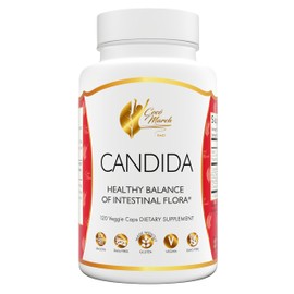 Cocó March N.M.D Candida Cleanse – 30 Day Herbal Detox Cleansing with Digestive Enzymes for Gut Health & Immune Support – Gluten Free, Vegan, Non-GMO, Dairy Free, Soy Free – 120 Veggie Caps