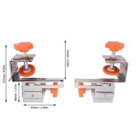 Jiawu Drawer Front Installation Clamps, Adjustable Drawer Fixing Clamp for Woodworking, Cabinet Right & Left, Easy and Fast Face Mounting