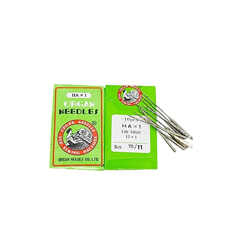 Bussarakham Organ Sewing Machine Needles Size 75/11, 12-14, 16-18 -