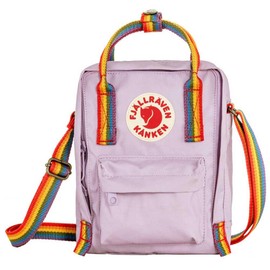Fjällräven Unisex Kånken Rainbow Sling Pastel Lavender Rainbow One Size