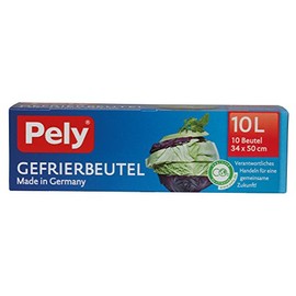 pely 8670 Gefrierbeutel, 10 Liter, 10 Beutel