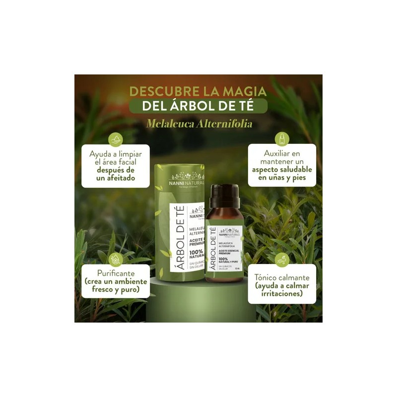 Aceite Esencial De Árbol De Té 15ml100% Puro Difusor-aroma