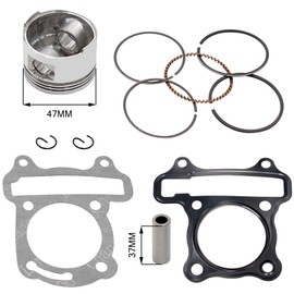 Scooter Moped Big Bore Piston Gasket Set 80cc 47mm Rings Chinese Scooters Parts GY6 80cc
