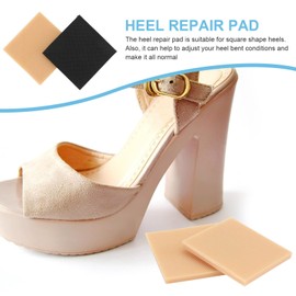 Healeved 12 Pcs High Heels Patches Women s Shoes Heel pad Anti Skid high Heel pad Anti Heel Pads Sole Protectors Adhesive Shoe Sole Anti high Heel Tread Shoe Inserts Soles Rubber