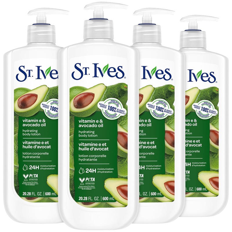 St. Ives Hand & Body Lotion, Hydrating Vitamin E &