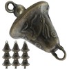 XGNG 12PCS Mini Jingle Bells Decorative Bells Christmas Tree Pendants