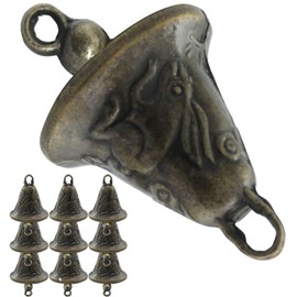 XGNG 12PCS Mini Jingle Bells Decorative Bells Christmas Tree Pendants