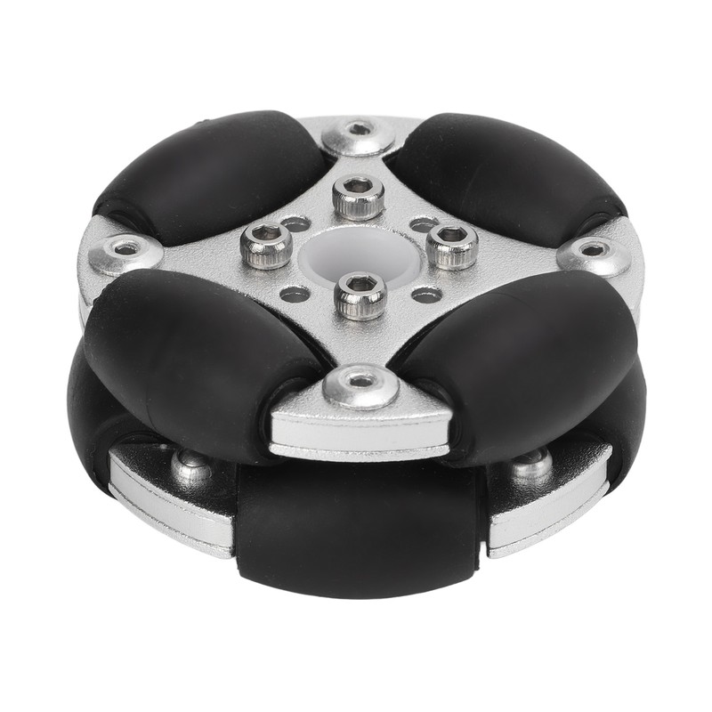48mm Double Aluminum Alloy Omni Directional Wheel Loading 3kg for