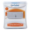 Hub Manhattan USB 2.0 - 4 Puertos - Sin Fuente