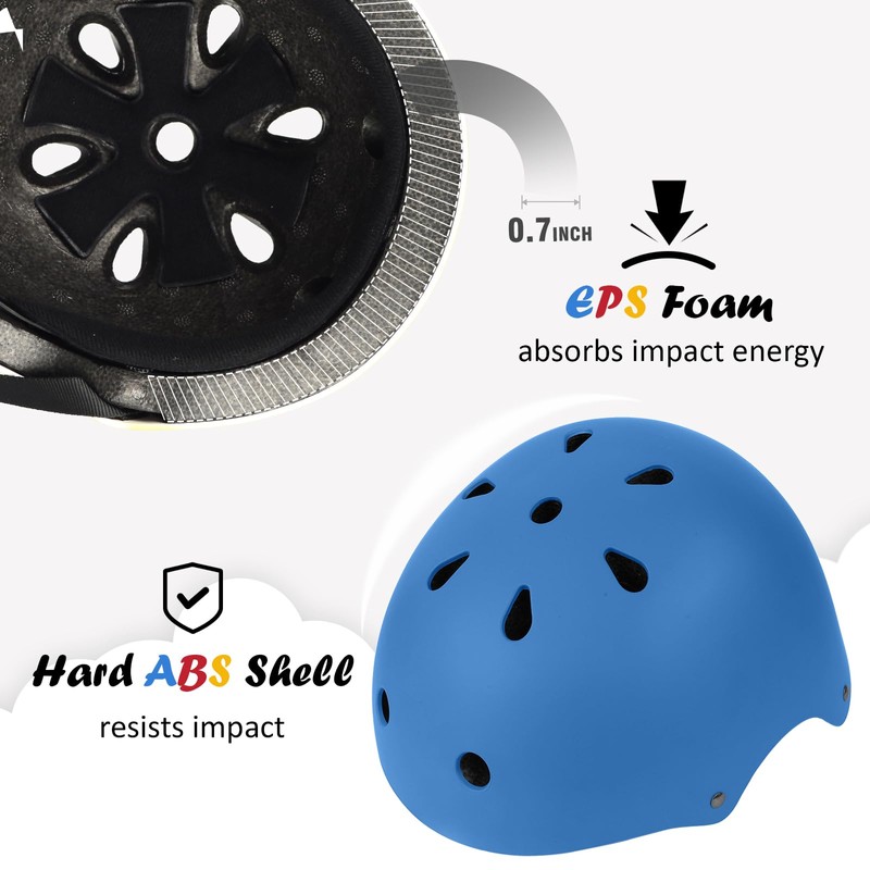 Kids Bike Helmet, Adjustable and Multi-Sport, from Toddler to Youth,