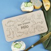 Striefchen® Wooden Breakfast Board for Children with Desired Name Ideal