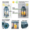 SteadyDoggie Solar Lanterns 2 Pack Blue - Hanging Solar Lights