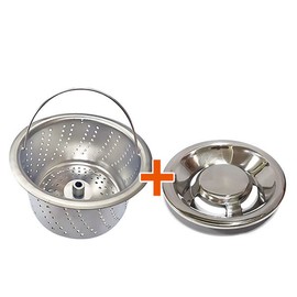 Shinsung Kissis (old/new) for food dehydrator only all stainless steel strainer + stainless steel cover, Shinsung (old) strainer + stainless steel cover / 음식물탈수기 전용 신성키시스(구형/신형)올스텐 거름망+스텐덮개, 신성(구형)거름망+스텐덮개