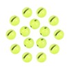 MUUNN 50pcs Tungsten Slotted Beads for Fly Tying,12 Colors/13 Sizes