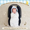 Miracle Baby Car Seat Swaddle Blanket for Babies, Waffle Carseat