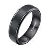 JEROOT 5mm 8mm Titanium Magnetic Ring for Men Women Unisex,