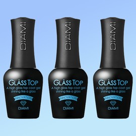 DIAME Diamy Glass Top Gel 14ml 3pcs / 다이아미 글라스 탑젤 14ml 3개