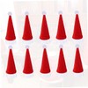 LABRIMP 28PCS Christmas Hat Cutlery Bags Silverware Holders Festive Tableware