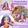 Princess Hair Styling Doll Head Makeup Kit for Girls- Hair