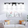 5-Light Bathroom Light Fixtures, 31" Modern Vanity Lights Over Mirror