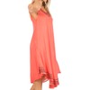 Sakkas 1051 Everyday Essentials Caftan Cover Up - Coral/Black -