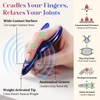 HappyAlley 6 Pack Ergonomic Pen, Ballpoint Pens for Arthritic Hands