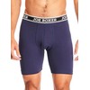 Joe Boxer Men's Solid 3 Pack Classic Stretch Cycle Shorts,